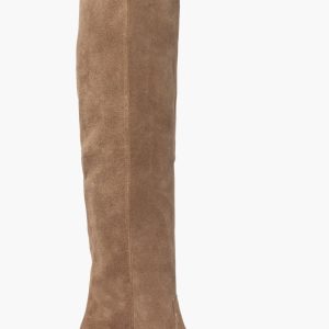 Stivali sopra al ginocchio camoscio taupè Agua 100