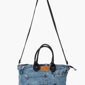 Borsa Elena in jeans e nero