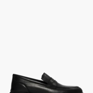 Mocassini pelle nero Ibz30