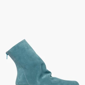 Stivaletti camoscio celeste Ibz20