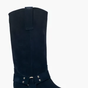 Stivali Gioele 1347 camoscio blu