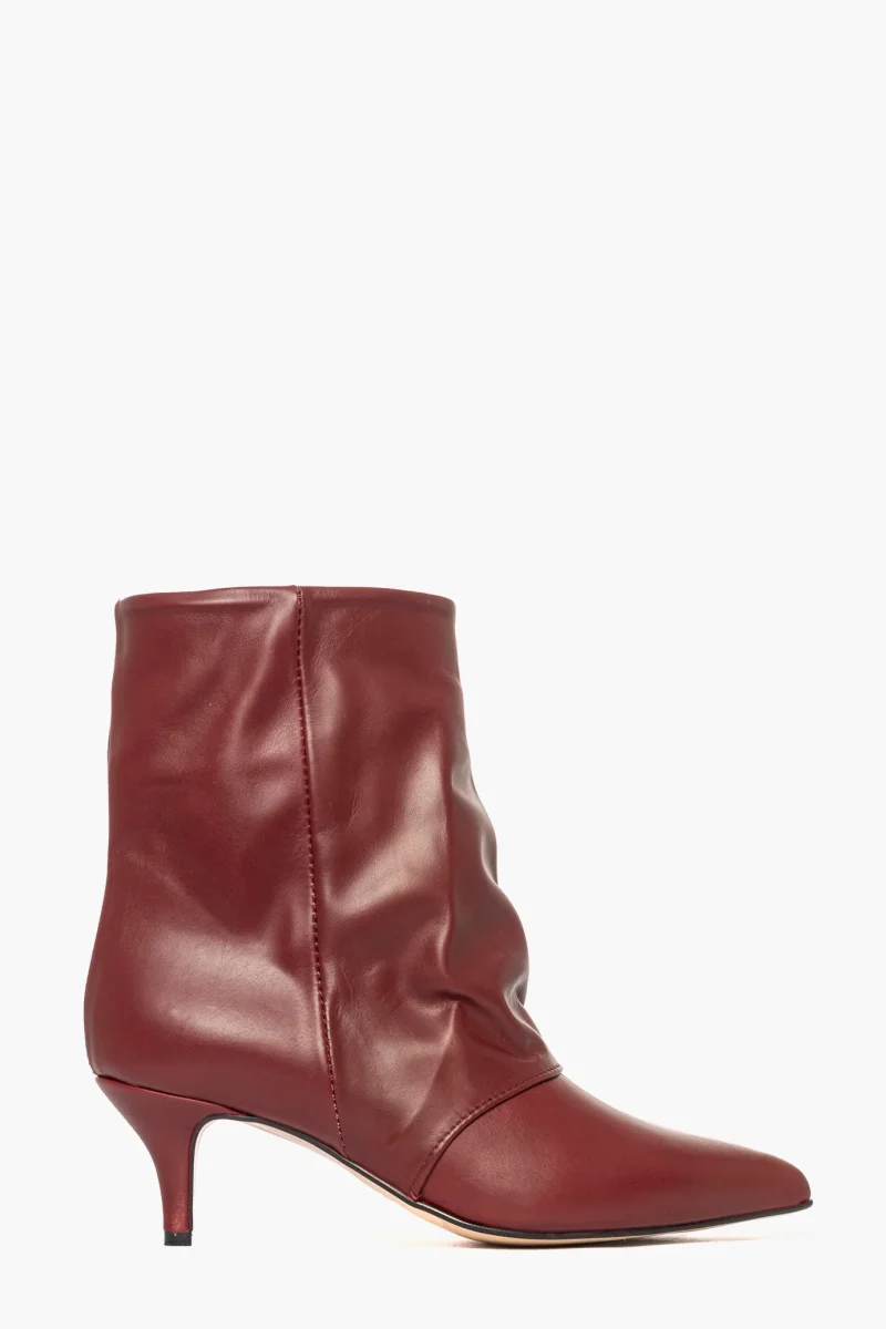 Stivaletti Angel 2 pelle bordeaux