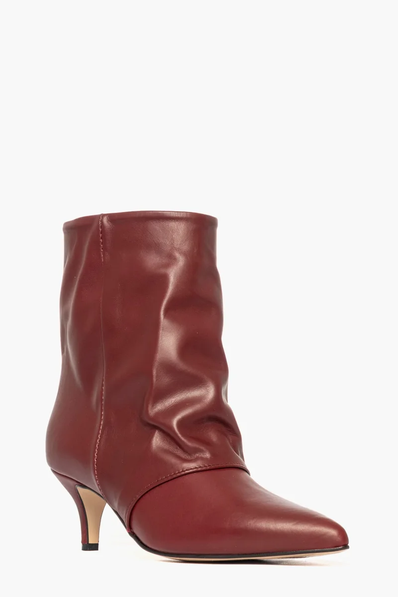 Stivaletti Angel 2 pelle bordeaux - immagine 3