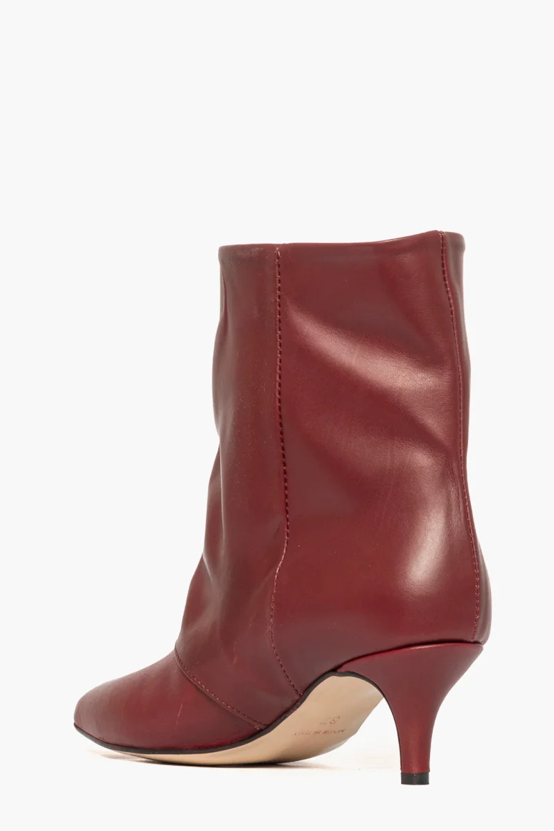 Stivaletti Angel 2 pelle bordeaux - immagine 5