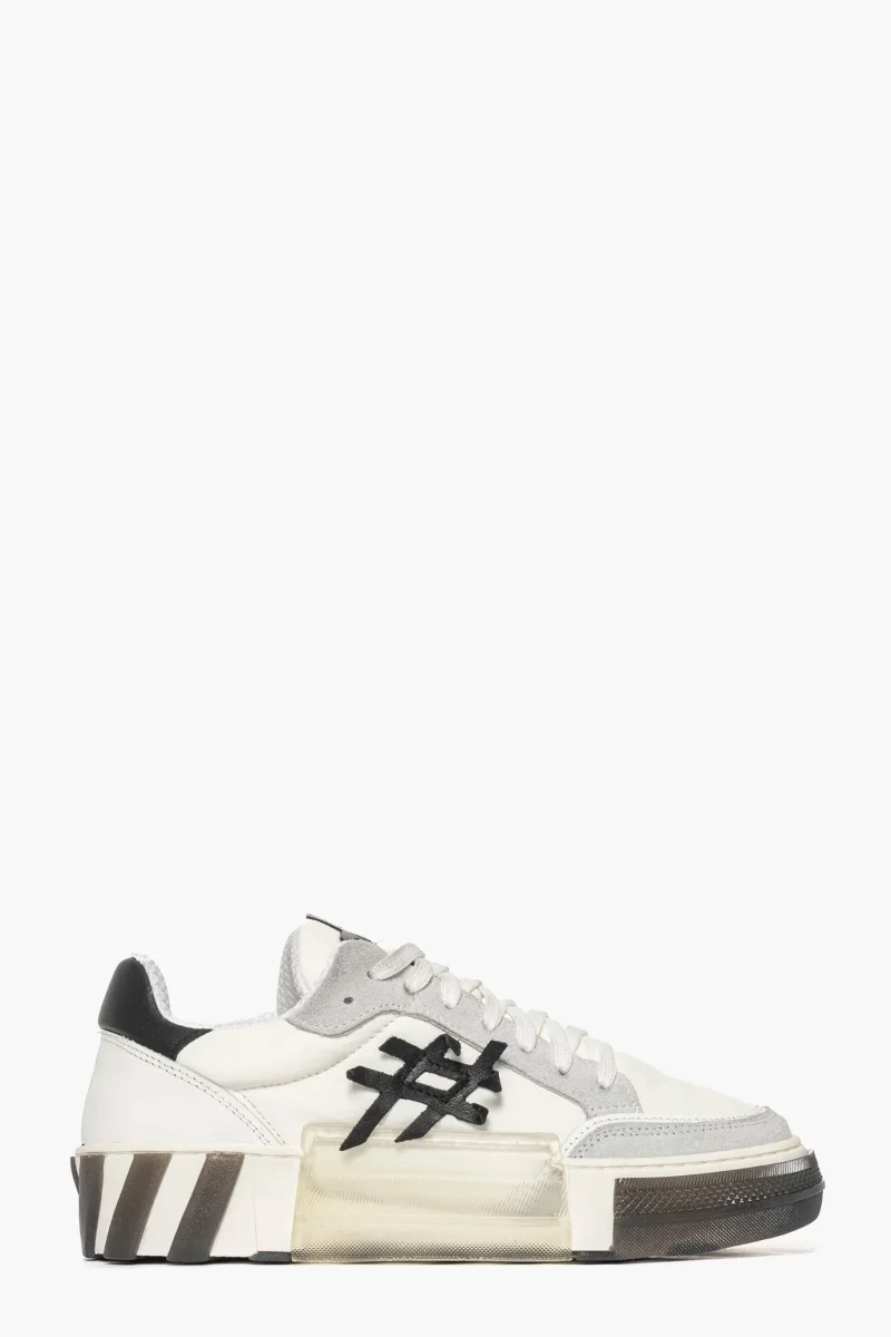 Sneakers Gate bianco, grigio e nero