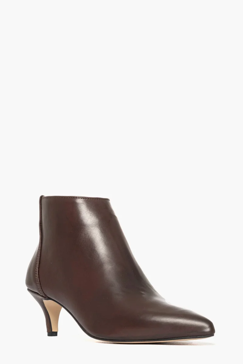 Tronchetti 2502 pelle testa di moro tacco 6 - immagine 3