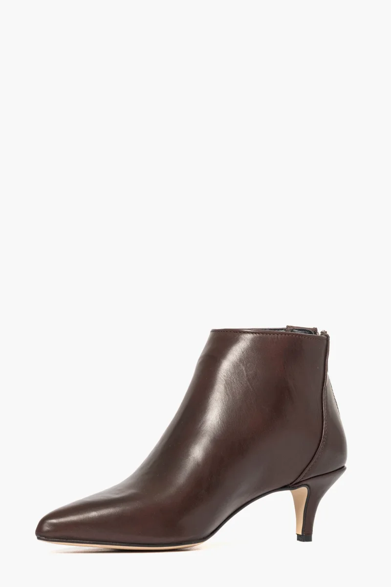 Tronchetti 2502 pelle testa di moro tacco 6 - immagine 4