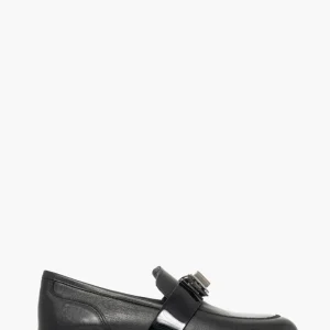 Mocassino pelle nero e vernice Ibz Ant