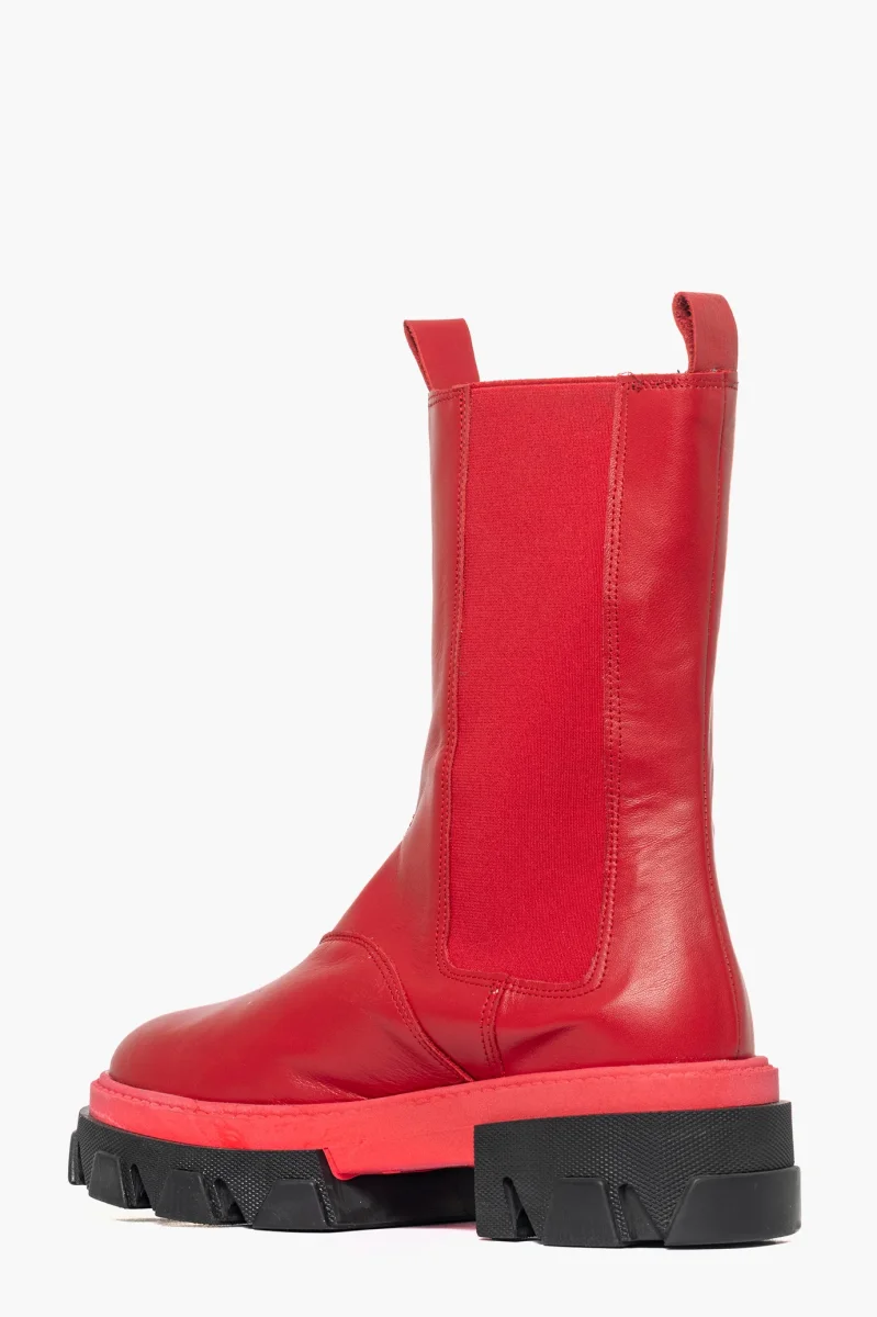 Stivaletti Wake 12 pelle rosso - immagine 5