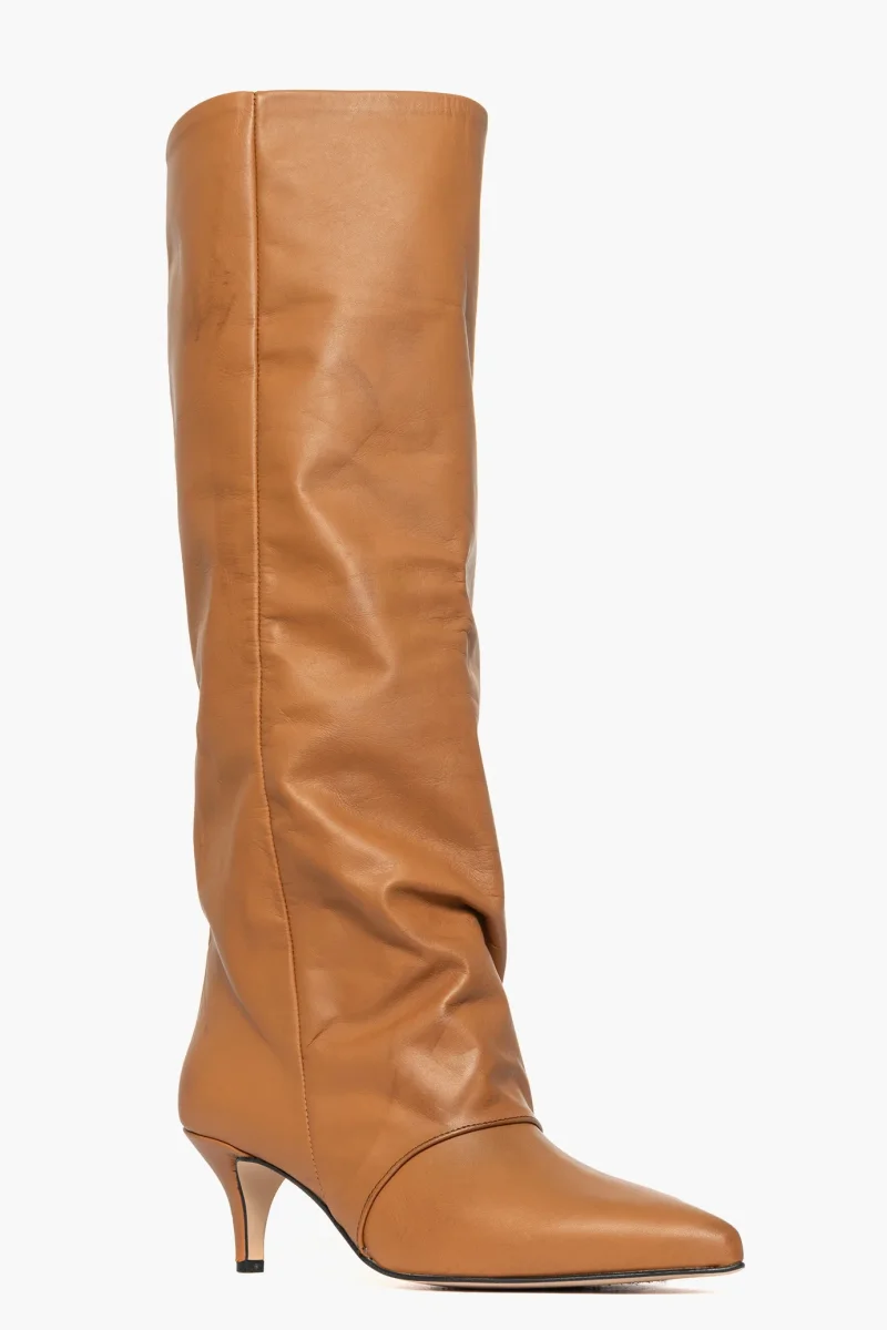 Stivale pelle cuoio chiaro Angel 1 - immagine 3