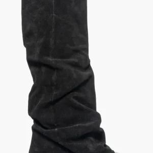 Stivale aggrappato camoscio nero Tore Paola