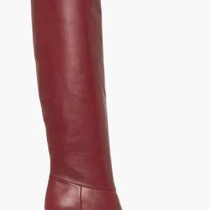 Stivali pelle bordeaux Love 16