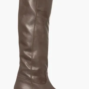 Stivale pelle testa di moro con rialzo Roma v 89