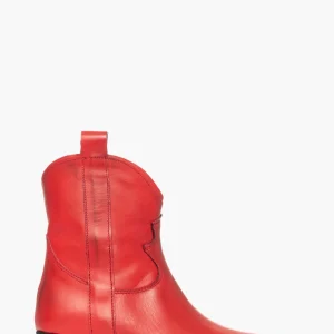 Stivaletti Oldwest 3 pelle rosso