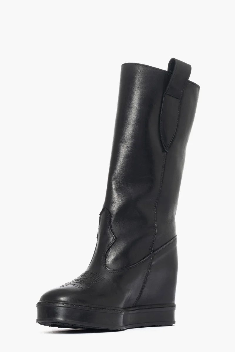 Stivali Full 288 up pelle nero total - immagine 5