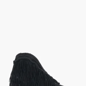 Stivaletto Stephan 180 camoscio nero con ricamo total