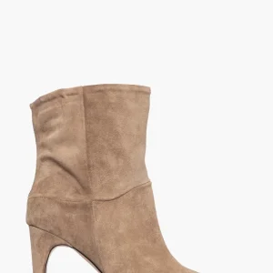 Stivaletto camoscio taupè Maggie