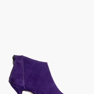 Tronchetti camoscio viola scuro Love 1