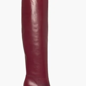 Stivale sopra al ginocchio pelle bordeaux Love 6007