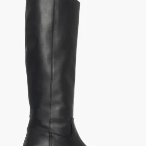 Stivali pelle nero con rialzo Cannes 2