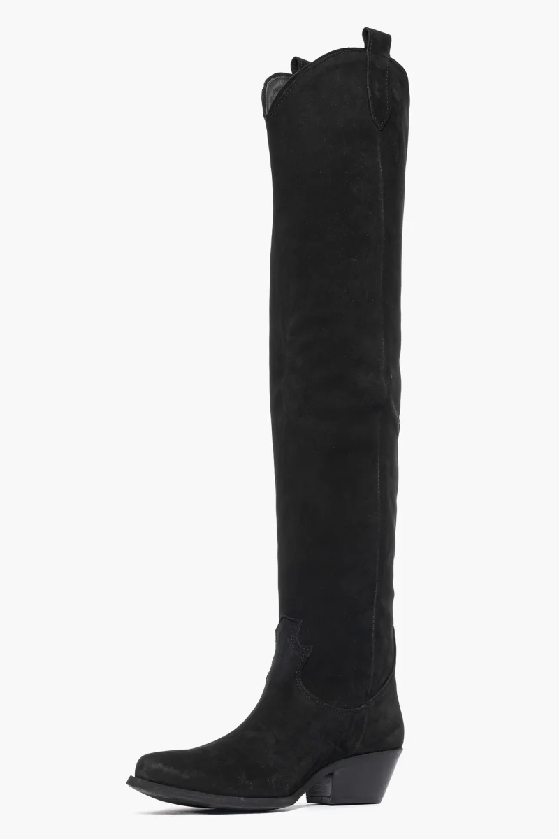 Stivali Oldwest 11 nabuk nero - immagine 4