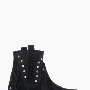 Stivaletti Oldwestgirl nabuk nero