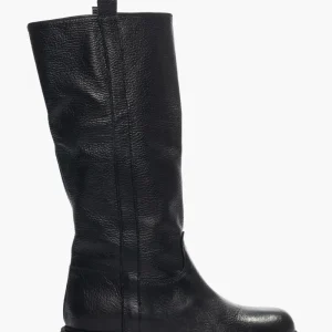 Stivali pelle bottalata nero al polpaccio Ibz 37 Lia Diva