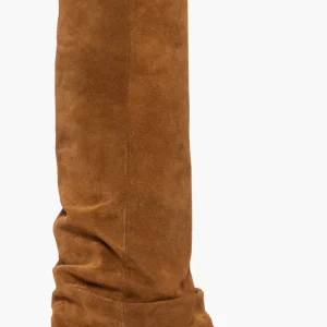 Stivale camoscio cuoio con risvolto Irene Ket