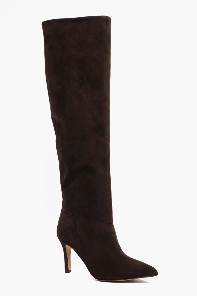 Stivali Gilda 16 camoscio cioccolato - immagine 3