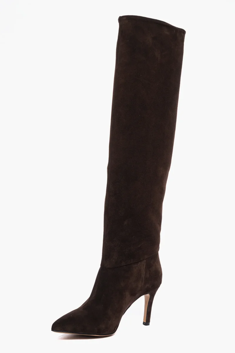 Stivali Gilda 16 camoscio cioccolato - immagine 4