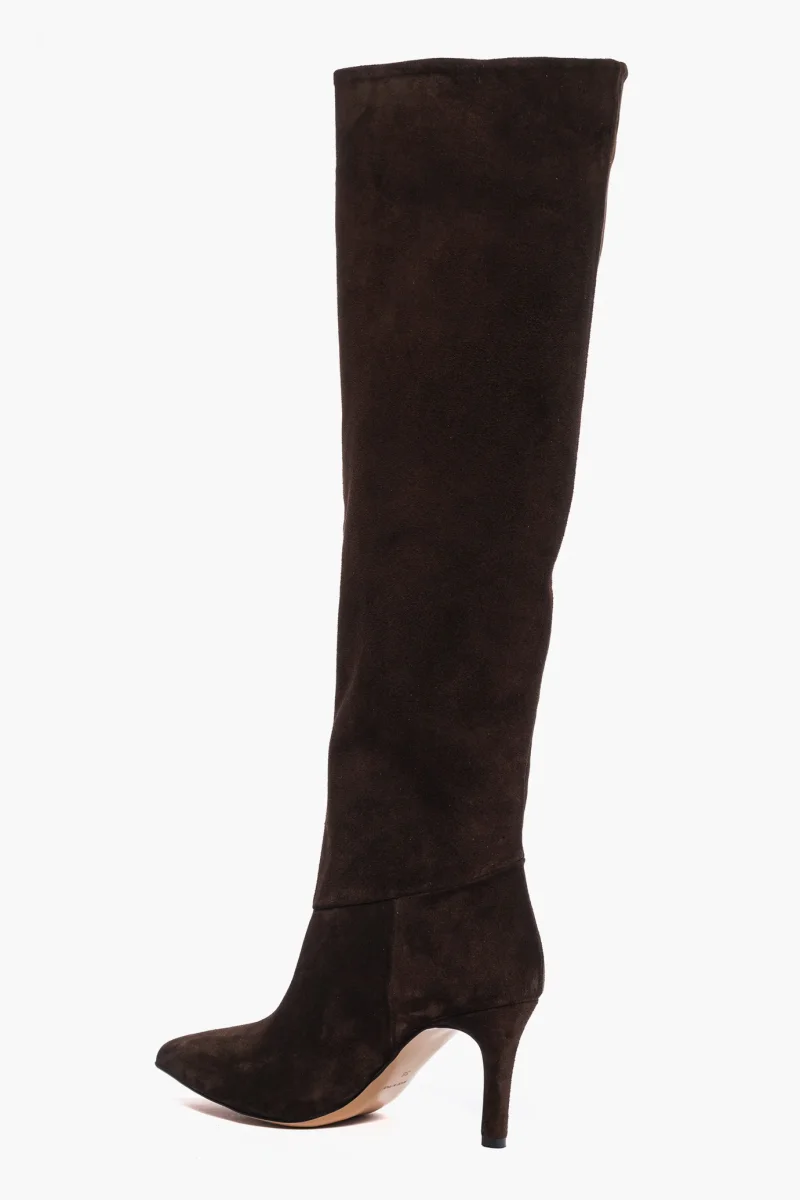 Stivali Gilda 16 camoscio cioccolato - immagine 5