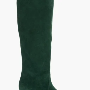 Stivali al ginocchio camoscio verde Agua Lia Diva