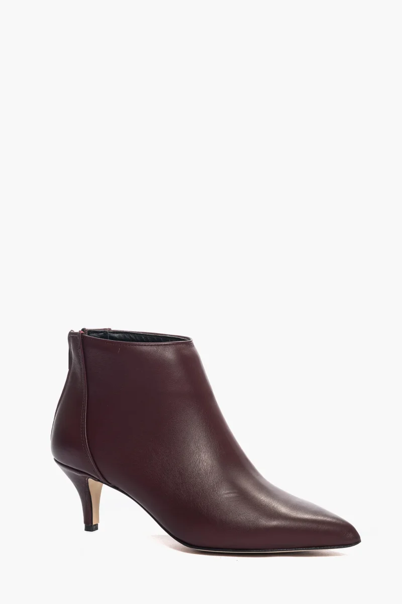 Tronchetti 2502 pelle bordeaux tacco 6 cm - immagine 3