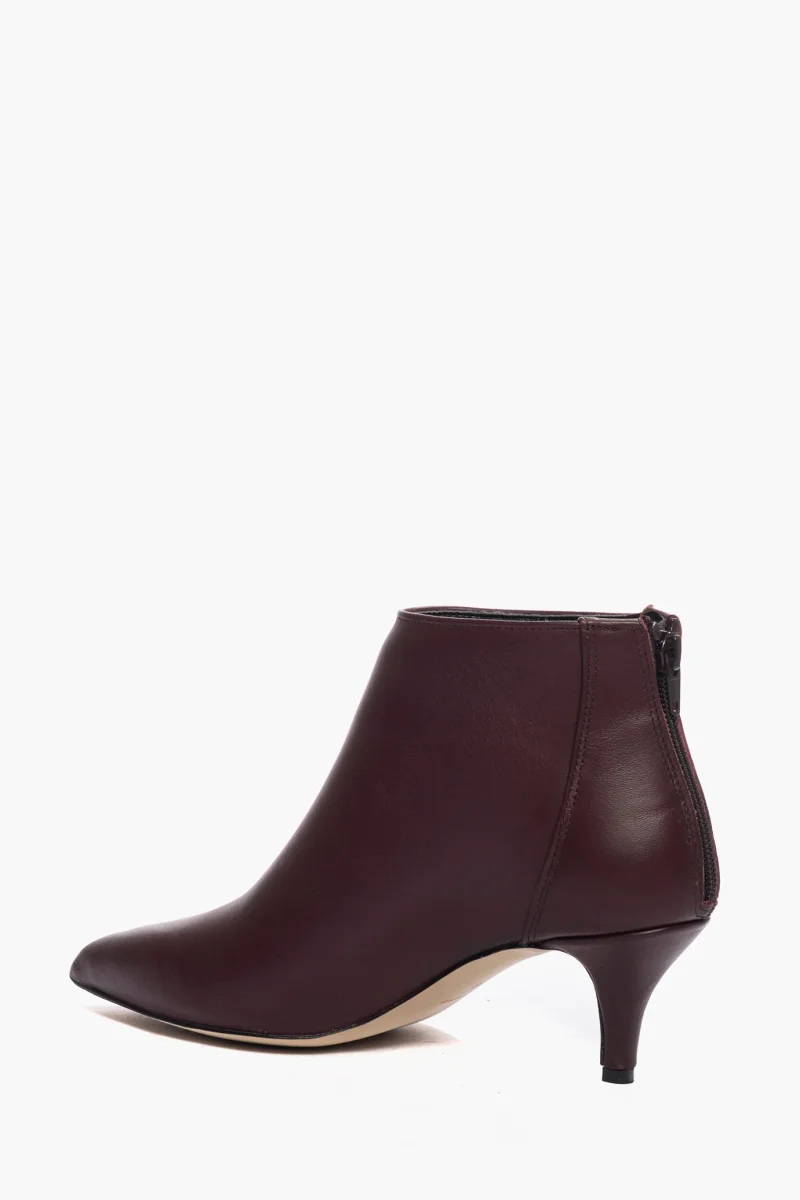 Tronchetti 2502 pelle bordeaux tacco 6 cm - immagine 5