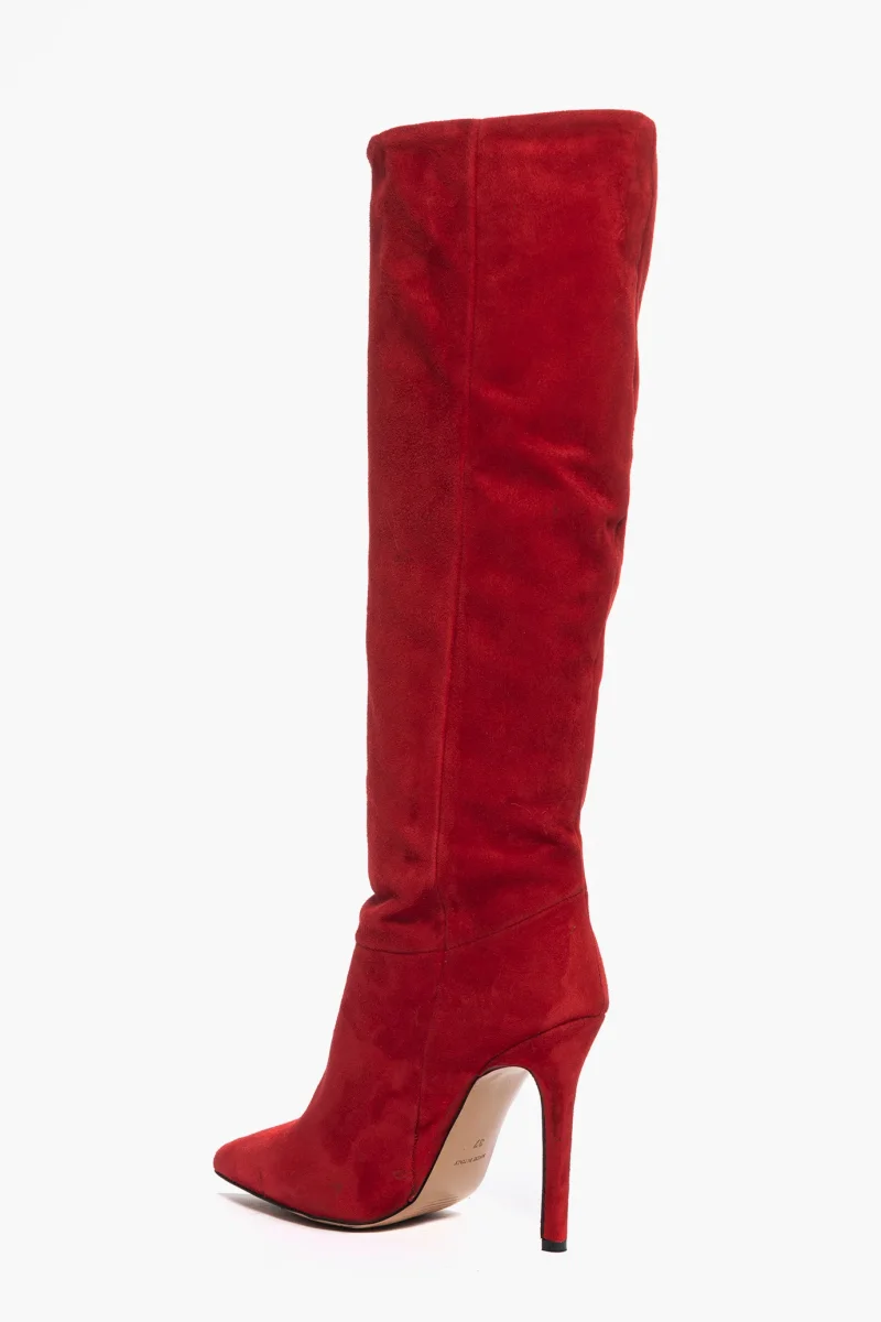 Stivali Sidney 5 camoscio rosso - immagine 5