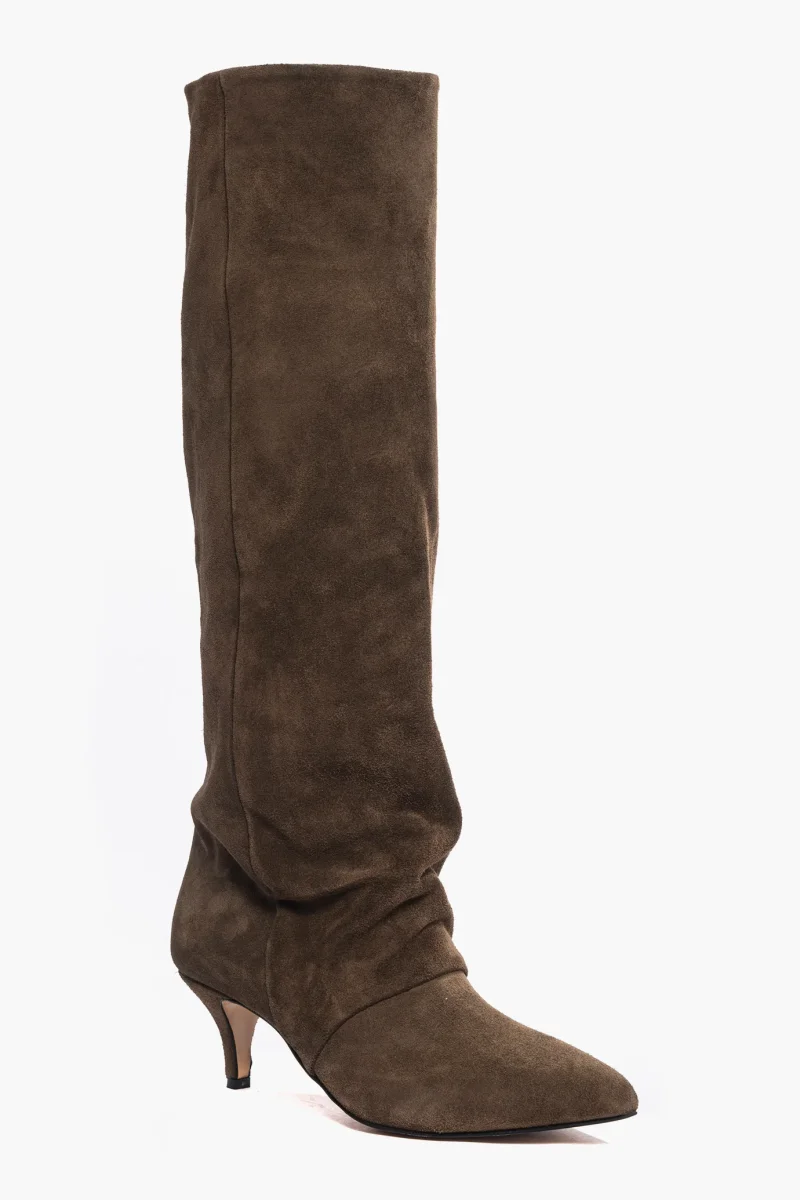 Stivali Angel 1 camoscio cioccolato - immagine 3