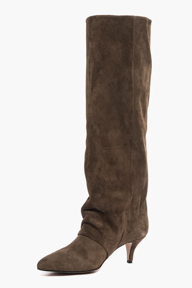 Stivali Angel 1 camoscio cioccolato - immagine 4