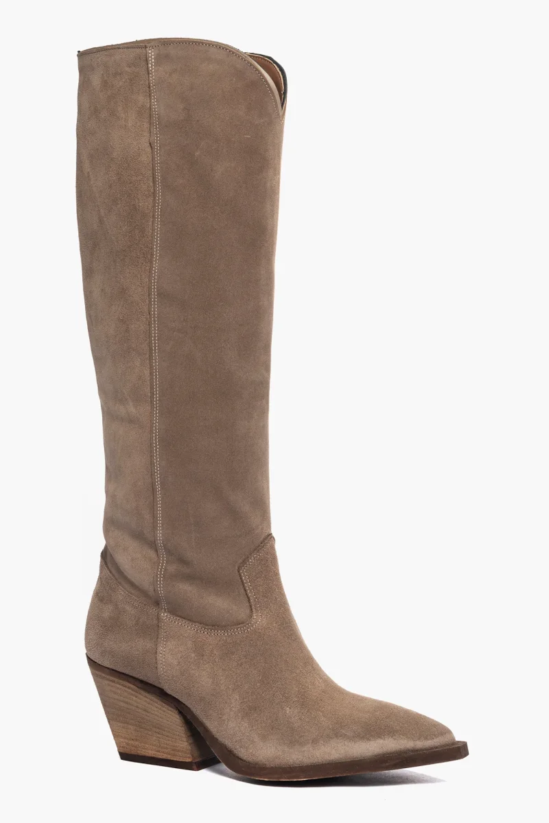 Stivali Irene 45 camoscio taupe - immagine 3