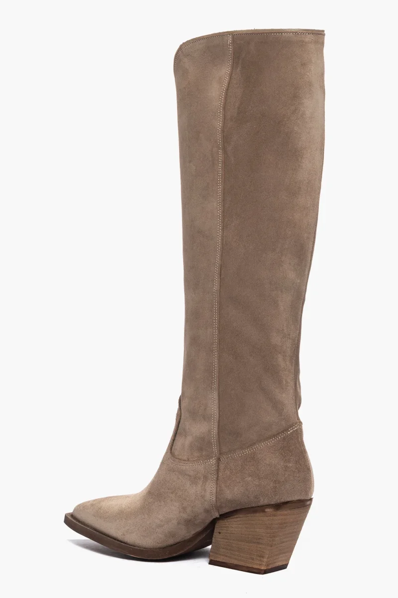 Stivali Irene 45 camoscio taupe - immagine 5