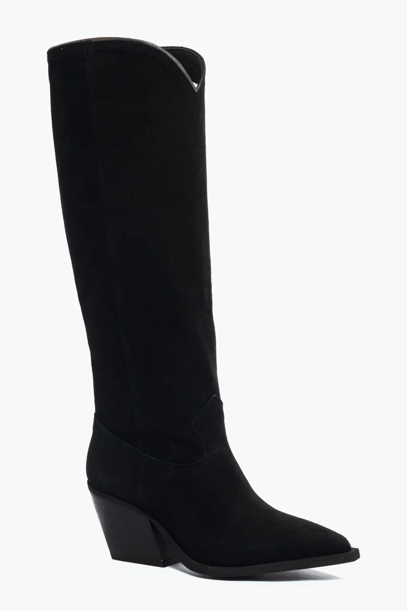 Stivali Irene 45 camoscio nero - immagine 3