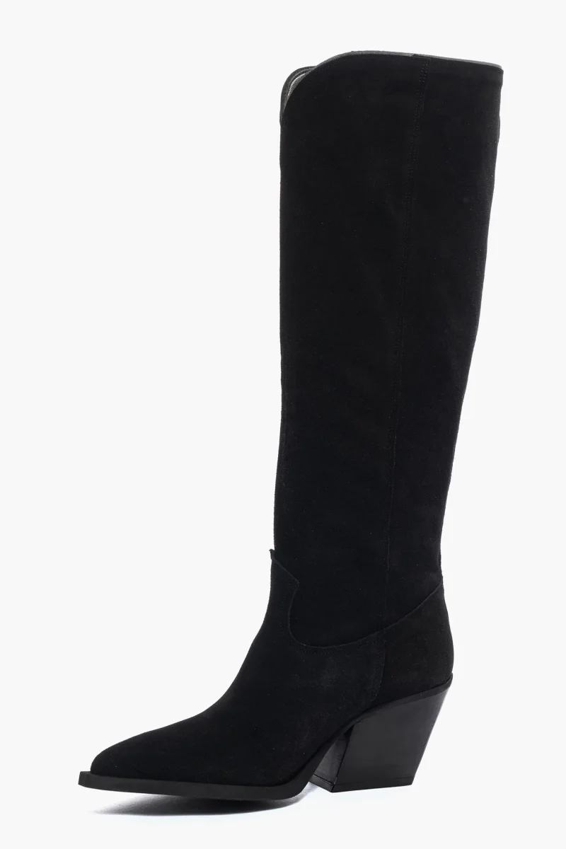 Stivali Irene 45 camoscio nero - immagine 4