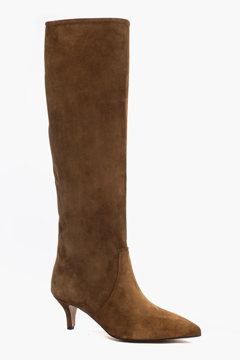 Stivali al ginocchio camoscio cuoio Agua Lia Diva - immagine 3
