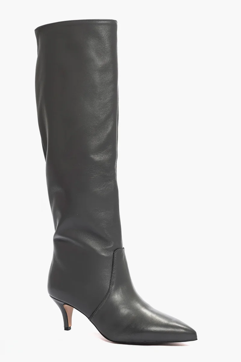 Stivali al ginocchio pelle grigio Agua Lia Diva - immagine 3