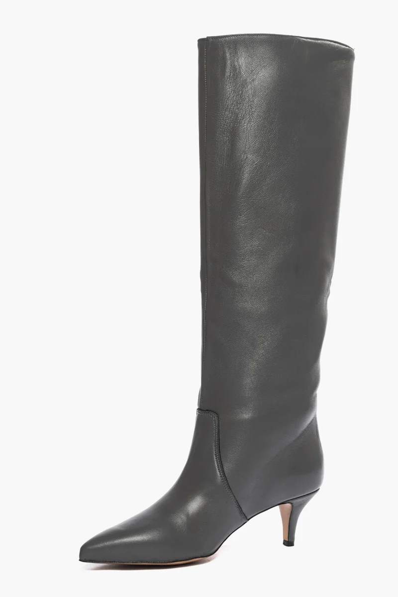 Stivali al ginocchio pelle grigio Agua Lia Diva - immagine 4