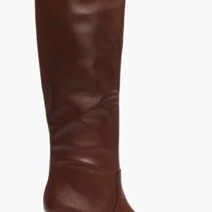 Stivali al ginocchio pelle marrone Agua Lia Diva