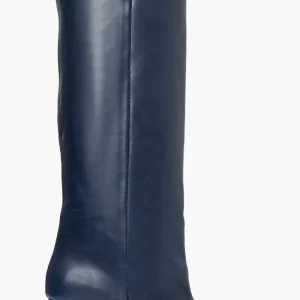 Stivale gambale ampio Angel L pelle blu