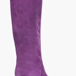 Stivali al ginocchio camoscio viola Agua Lia Diva