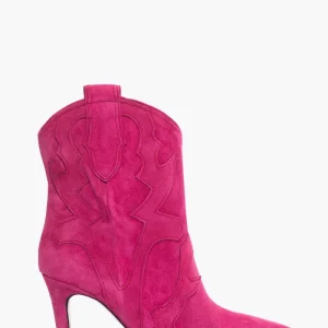 Stivaletti Gilda 1 camoscio fucsia