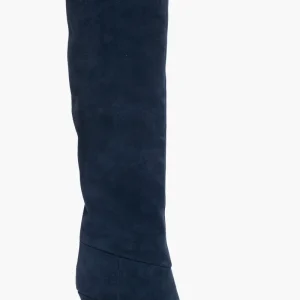 Stivali Gilda 16 camoscio blu