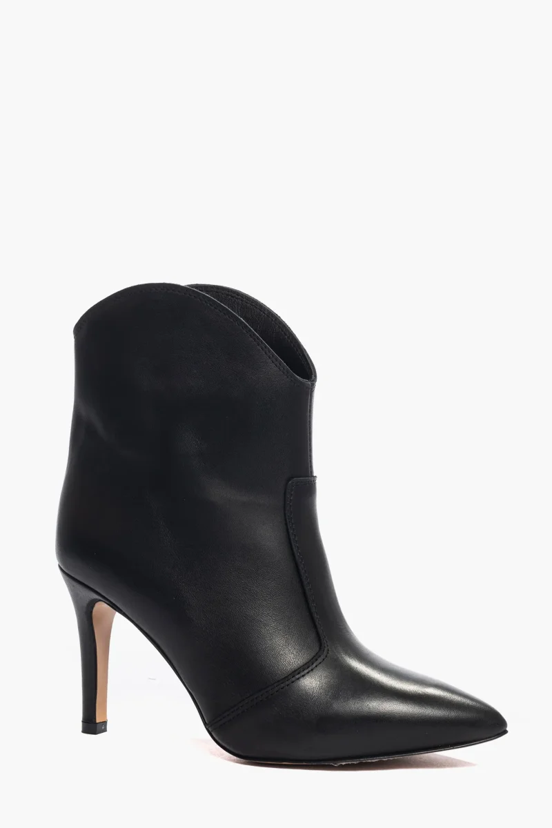 Tronchetti Gilda 11 pelle nero - immagine 3